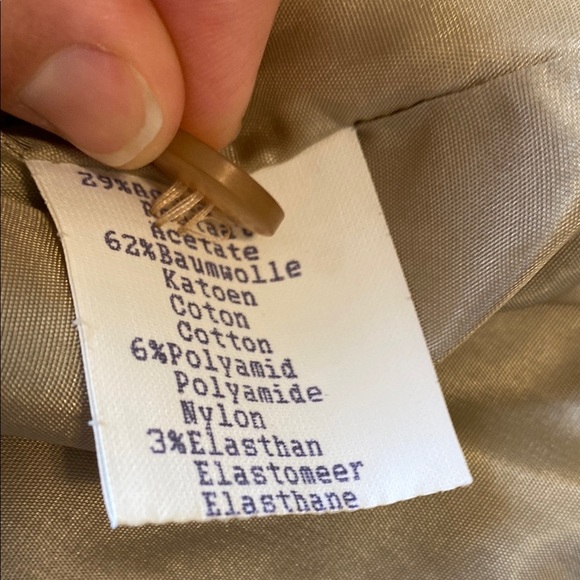 Women's Patchwork Pink Floral Blazer Cottagecore Boho Made in Germany Vintage - Picture 16 of 16